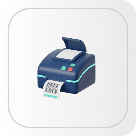 Printer เครื่องพิมพ์บาร์โค้ดหลายขนาด